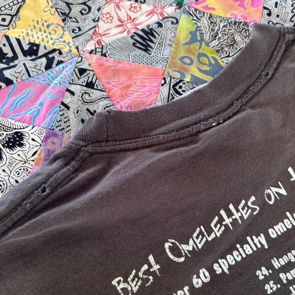 NOW CLOSED - Squeeze In Restaurant Truckee Reno T Shirt Black Faded Size Large - Picture 8 of 8